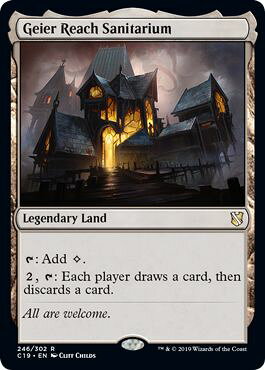 マジックザギャザリング MTG 無色 ガイアー岬の療養所 C19-246 レア 【中古】