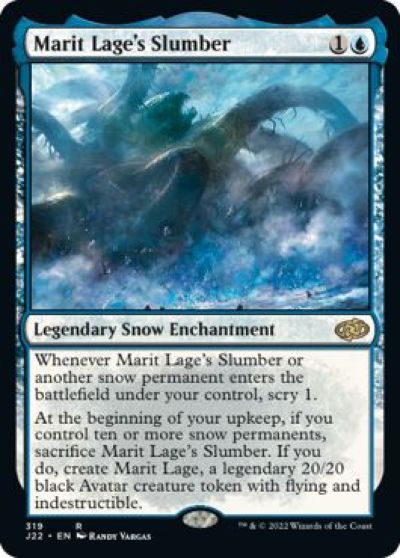マジックザギャザリング MTG 青 マリット・レイジのまどろみ J22-319 レア 【中古】