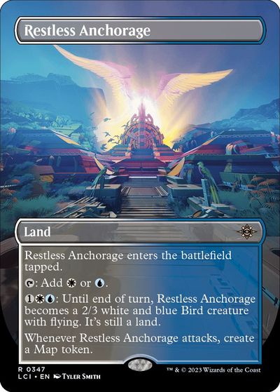 マジックザギャザリング MTG 無色 不穏な投錨地(ボーダーレス) LCI-347 レア 【中古】