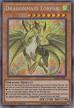 遊戯王 ドラゴンメイド・ルフト 英語版 1st MYFI-EN021 Secret MYFI-EN021 シークレット 【中古】