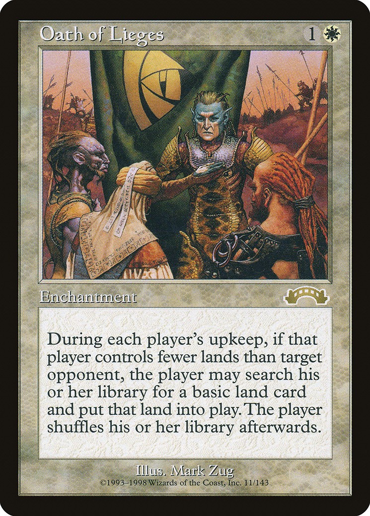 マジックザギャザリング MTG 白 しもべの誓い EXO-11 レア 【中古】