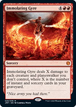 マジックザギャザリング MTG 赤 焼身渦 JMP-20 神話レア 【中古】