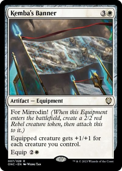 マジックザギャザリング MTG 茶 ケンバの戦旗 ONC-7 レア 【中古】