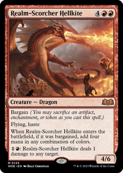 乐天商城 - マジックザギャザリング MTG 赤 王国焦がしのヘルカイト WOE-145 神話レア 【中古】