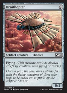 マジックザギャザリング MTG 茶（アーティファクト） 英語版 羽ばたき飛行機械/Ornithopter M15-223 コモン【ランクA】【中古】