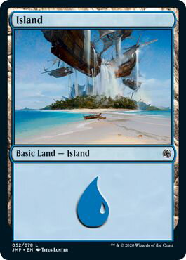 マジックザギャザリング MTG 無色 島 JMP-52 基本土地 【中古】