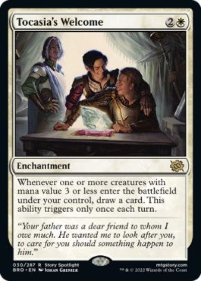 マジックザギャザリング MTG 白 トカシアの歓待 BRO-30 レア 【中古】