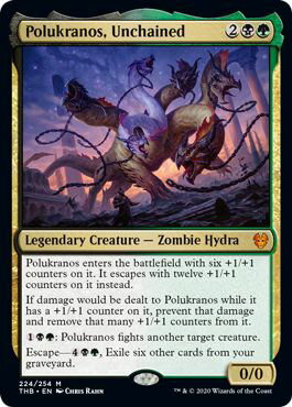 マジックザギャザリング MTG 金(多色) 鎖を解かれしもの、ポルクラノス THB-224 神話レア 【中古】