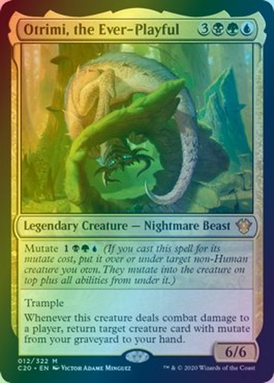 マジックザギャザリング MTG 金(多色) 永遠の陽気もの、オツリーミ C20-12 Foil 【中古】