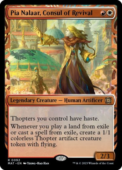 マジックザギャザリング MTG 金(多色) 復興の領事、ピア・ナラー(ショーケース) MAT-92 レア 【中古】