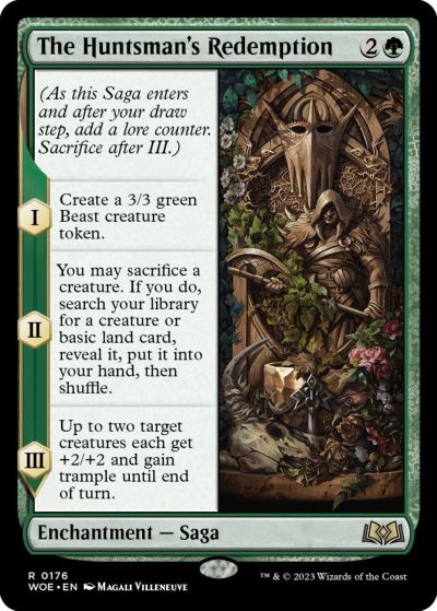 マジックザギャザリング MTG 緑 狩人の贖罪 WOE-176 レア 【中古】