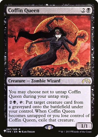 マジックザギャザリング MTG 黒 棺の女王 MB2-87 レア 【中古】