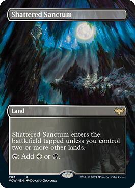マジックザギャザリング MTG 無色 砕かれた聖域(ボーダーレス) VOW-283 レア 【中古】