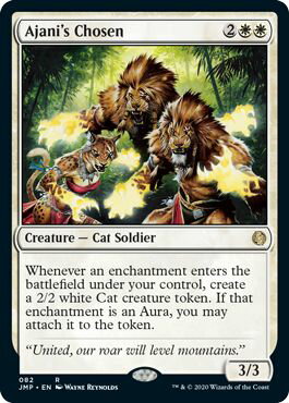 マジックザギャザリング MTG 白 アジャニに選ばれし者 JMP-82 レア 【中古】