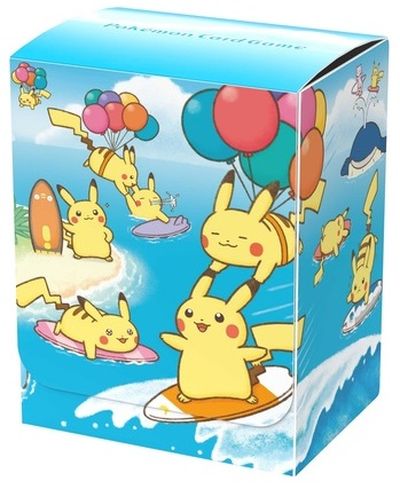 ポケモンカード デッキケース なみのりピカチュウ＆そらをとぶピカチュウ 【中古】