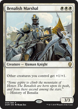 乐天商城 - マジックザギャザリング MTG 白 ベナリアの軍司令 DOM-6 レア 【中古】