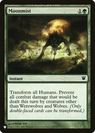 マジックザギャザリング MTG 緑 月霧 TL1-195 コモン 【中古】