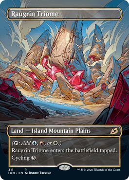 マジックザギャザリング MTG ラウグリンのトライオーム(ショーケース) IKO-311 土地 【中古】