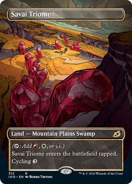 マジックザギャザリング MTG サヴァイのトライオーム(ショーケース) IKO-312 土地 【中古】