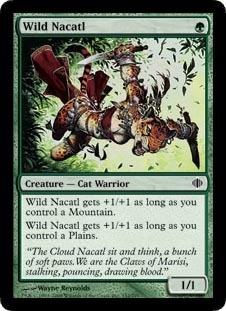 マジックザギャザリング MTG 緑 野生のナカティル ALA-152 コモン 【中古】