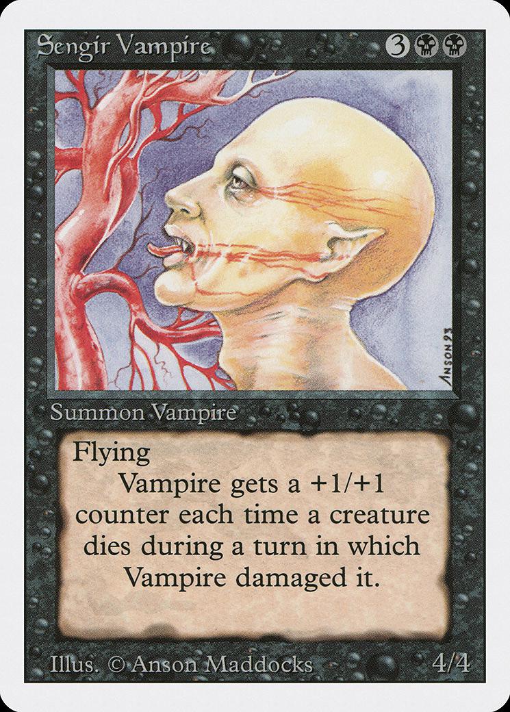 マジックザギャザリング MTG 黒 センギアの吸血鬼 3ED-129 アンコモン 【中古】