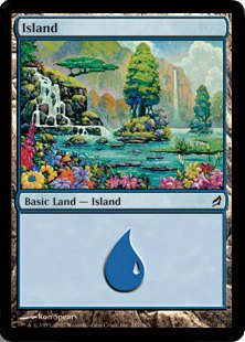 マジックザギャザリング MTG 無色 島 LRW-287 基本土地 【中古】