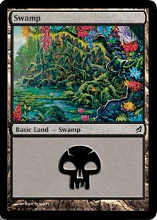 マジックザギャザリング MTG 無色 沼 LRW-291 基本土地 【中古】
