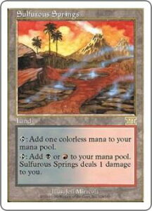 マジックザギャザリング MTG 無色 硫黄泉 6ED-328 レア 【中古】