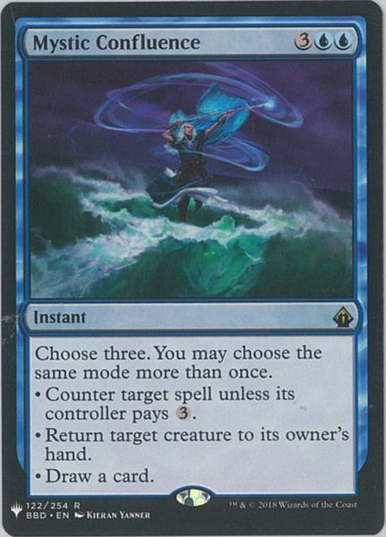 マジックザギャザリング MTG 青 神秘の合流点 MB1-122 レア 【中古】