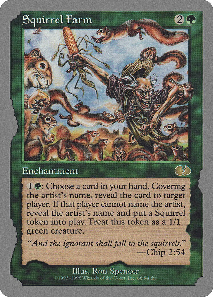 マジックザギャザリング MTG Squirrel Farm UGL-66 レア 【中古】