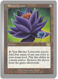 マジックザギャザリング MTG Blacker Lotus UGL-70 レア 【中古】
