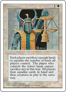 マジックザギャザリング MTG 白 天秤(アルターネイト版) 4ED-6 レア 【中古】