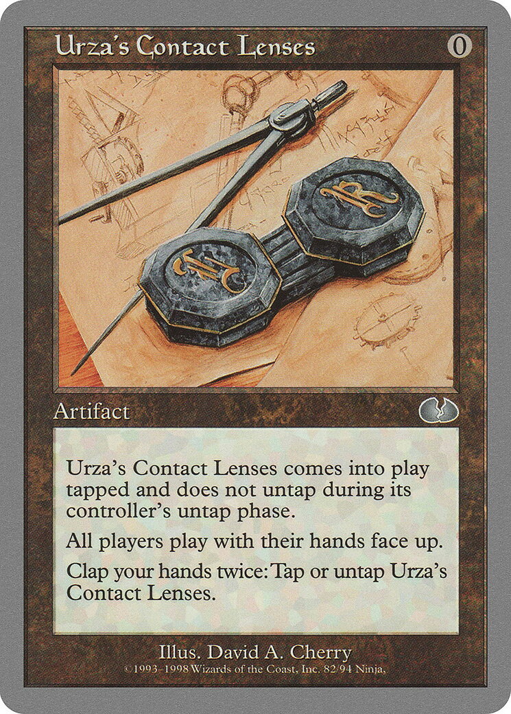 マジックザギャザリング MTG Urza's Contact Lenses UGL-82 アンコモン ...
