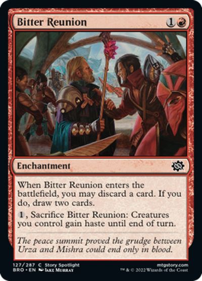 マジックザギャザリング MTG 赤 苦々しい再会 BRO-127 コモン 【中古】