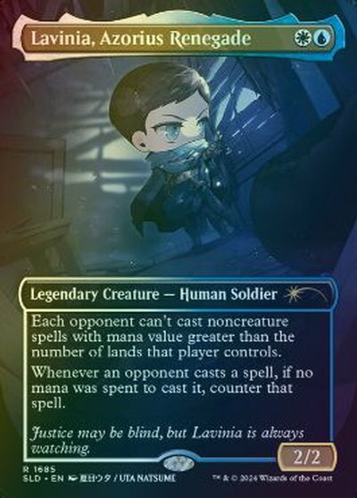 乐天商城 - マジックザギャザリング MTG 金(多色) アゾリウスの造反者、ラヴィニア(ボーダーレス) SLD-1685 レア Foil 【中古】