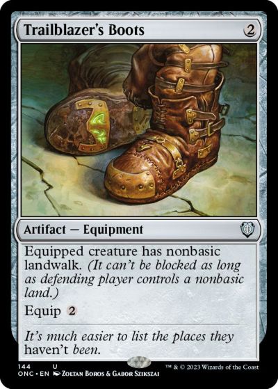 マジックザギャザリング MTG 茶 先駆者の長靴 ONC-144 アンコモン 【中古】