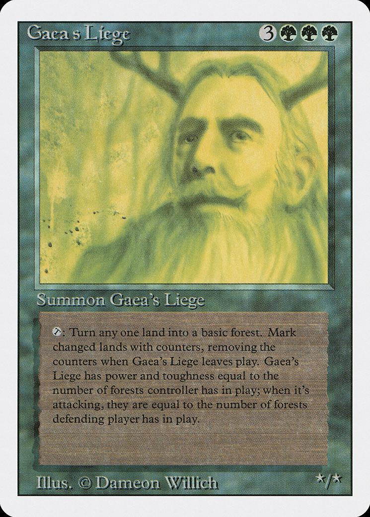 マジックザギャザリング MTG 緑 大地のしもべ 3ED-198 レア 【中古】
