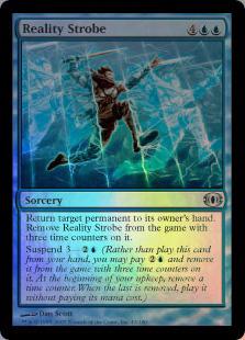 マジックザギャザリング MTG 青 現実のストロボ FUT-43 アンコモン Foil 【中古】