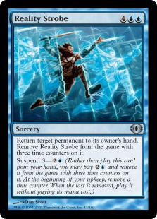 マジックザギャザリング MTG 青 現実のストロボ FUT-43 アンコモン 【中古】