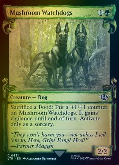 マジックザギャザリング MTG 緑 茸の番犬 (ショーケース) LTR-631 コモン Foil 【中古】