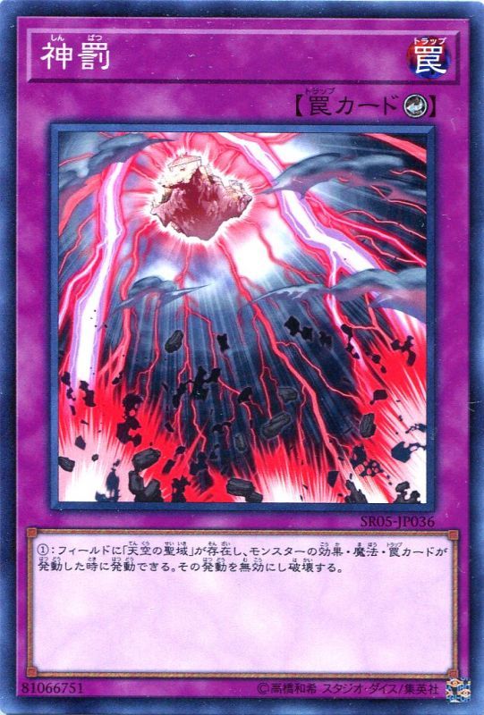 遊戯王 神罰 SR05-JP036 ノーマル 【中古】