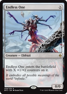 マジックザギャザリング MTG 無色 果てしなきもの BFZ-8 レア 【中古】