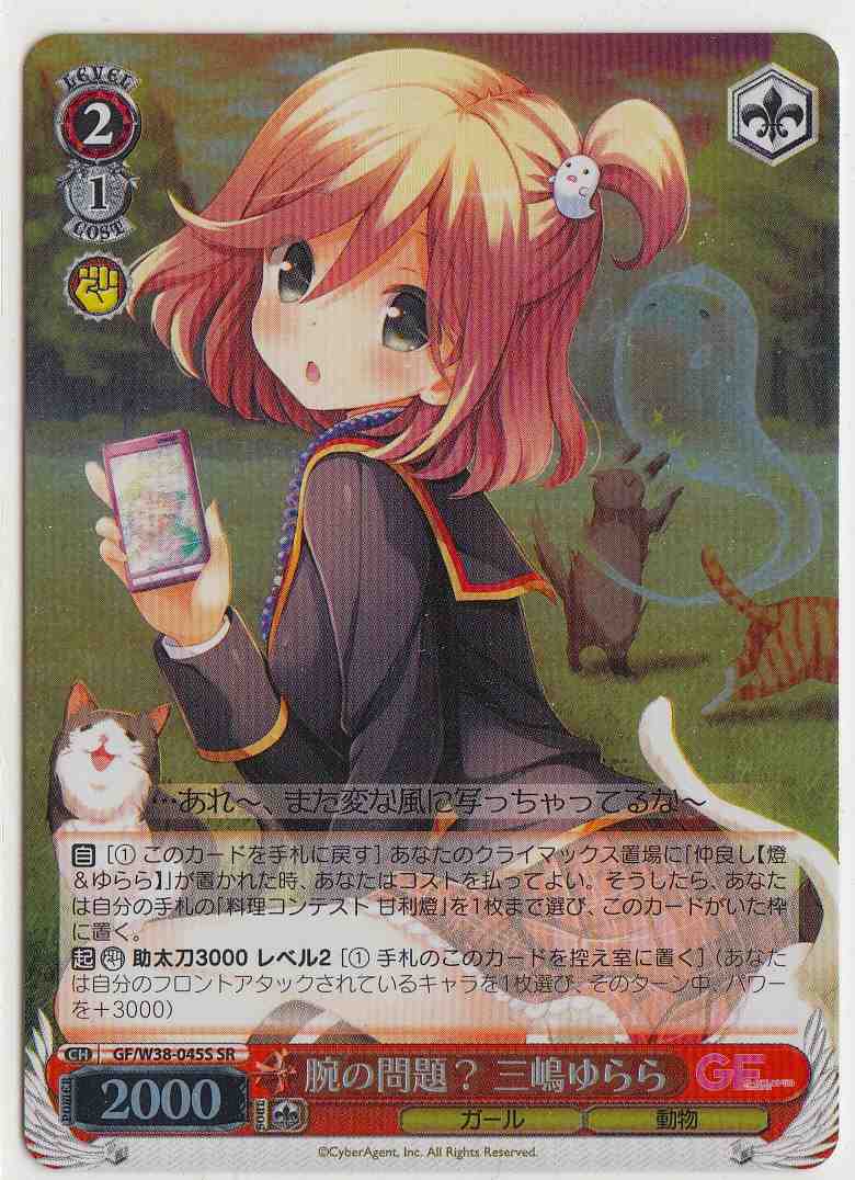 腕の問題？ 三嶋ゆらら GF/W38-045S SR 【中古】