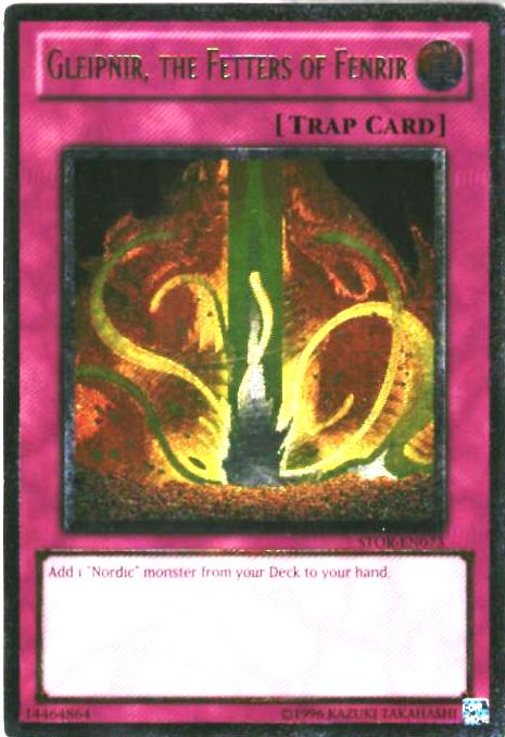 遊戯王 神の桎梏グレイプニル 英語版 Unlimited STOR-EN073 Ultimate STOR-EN073 アルティメット 【中古】