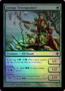 マジックザギャザリング MTG 緑 ジョラーガの樹語り ROE-190 アンコモン Foil 【中古】