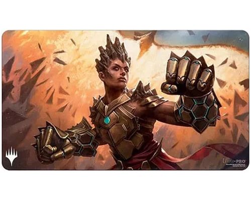 マジックザギャザリング MTG プレイマット ファイレクシア：完全なる統一《太陽の先兵、ネヤリ》 【中古】