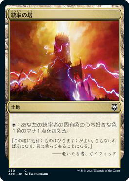 マジックザギャザリング MTG 無色 統率の塔 AFC-230 コモン 【中古】