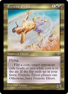 マジックザギャザリング MTG 金(多色) 熱狂のイフリート MIR-263 レア 【中古】