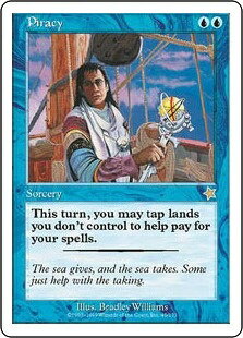 マジックザギャザリング MTG 青 海賊行為 S99-45 レア 【中古】