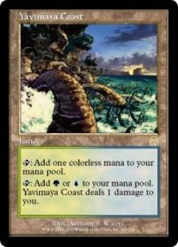 マジックザギャザリング MTG 無色 ヤヴィマヤの沿岸 APC-143 レア 【中古】